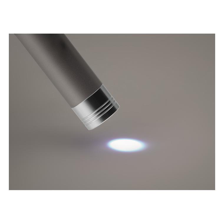 Breloc lanternă aluminiu POP LIGHT Argintiu