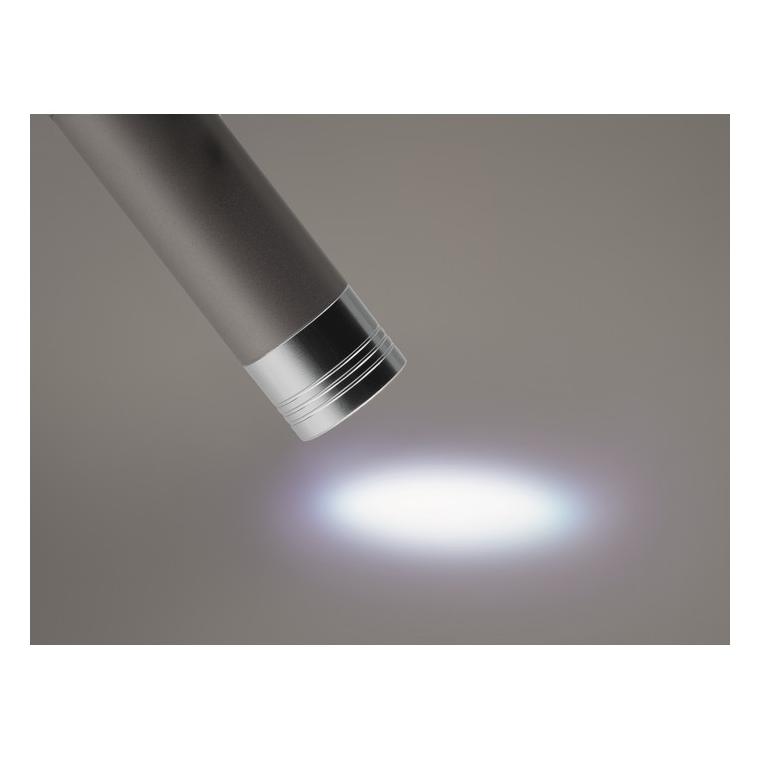 Breloc lanternă aluminiu POP LIGHT Argintiu