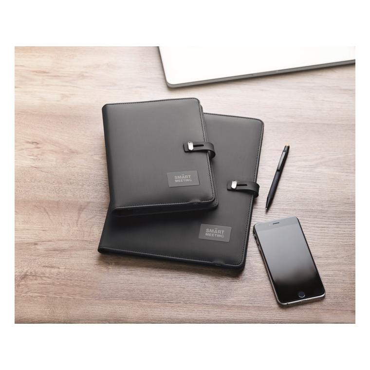 Mapă A4 cu încărcător SMARTFOLDER Negru