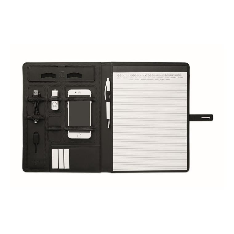 Mapă A4 cu încărcător SMARTFOLDER Negru