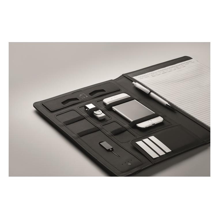 Mapă A4 cu încărcător SMARTFOLDER Negru