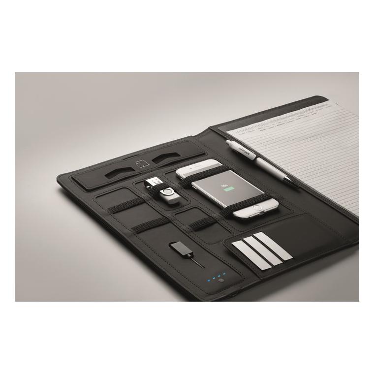 Mapă A4 cu încărcător SMARTFOLDER Negru
