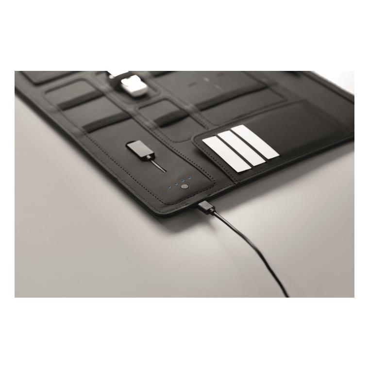 Mapă A4 cu încărcător SMARTFOLDER Negru