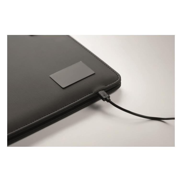 Mapă A4 cu încărcător SMARTFOLDER Negru