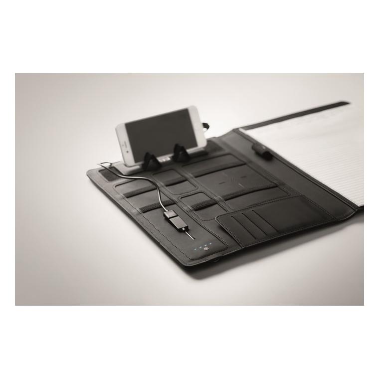 Mapă A4 cu încărcător SMARTFOLDER Negru