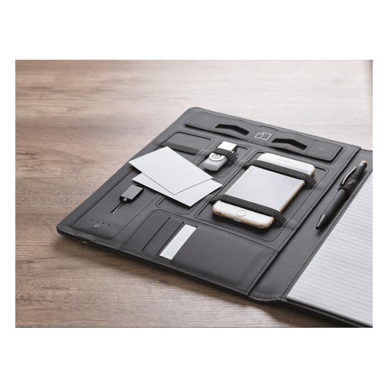 Mapă A4 cu încărcător SMARTFOLDER Negru