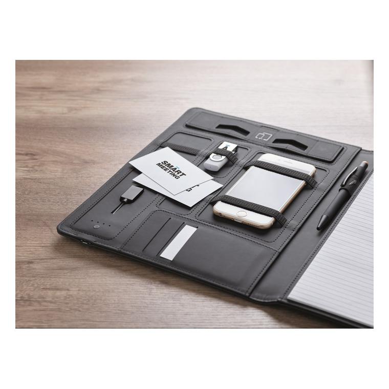 Mapă A4 cu încărcător SMARTFOLDER Negru