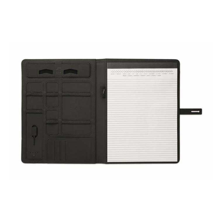 Mapă A4 cu încărcător SMARTFOLDER Negru