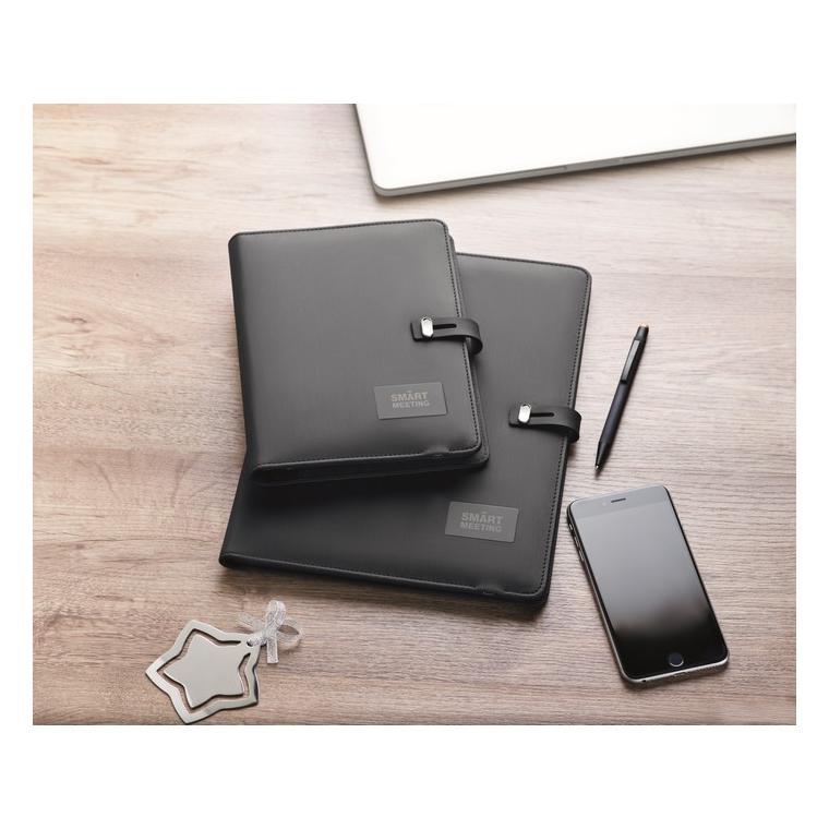 Mapă A4 cu încărcător SMARTFOLDER Negru