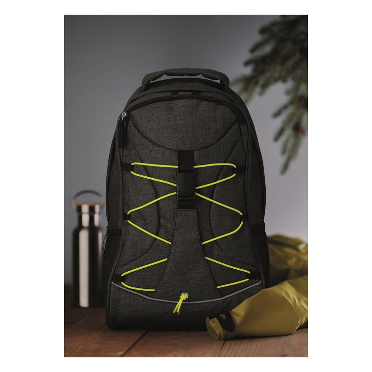 Rucsac cu accesorii luminoase GLOW MONTE LEMA Verde