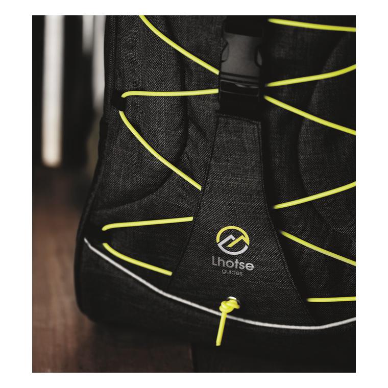 Rucsac cu accesorii luminoase GLOW MONTE LEMA Verde