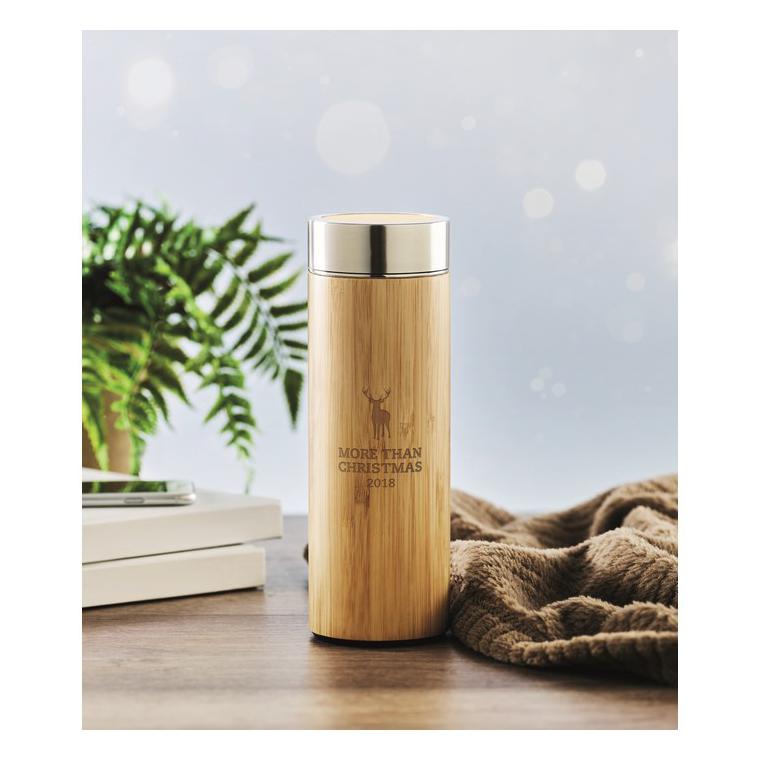 Termos dublu bambus BATUMI Natur