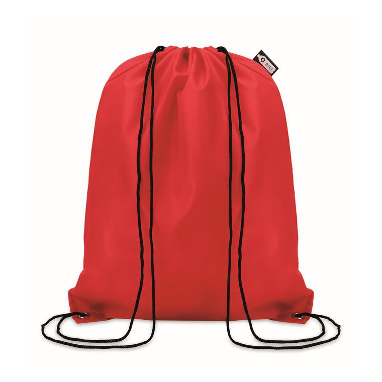 Sac cu cordon 190T RPET SHOOPPET Roșu