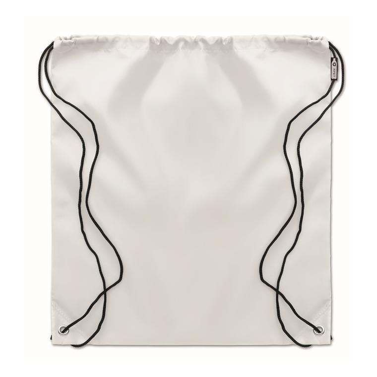 Sac cu cordon 190T RPET SHOOPPET Alb