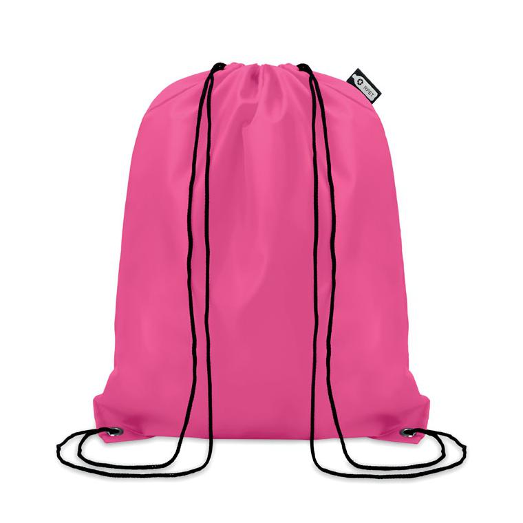 Sac cu cordon 190T RPET SHOOPPET Fuchsia