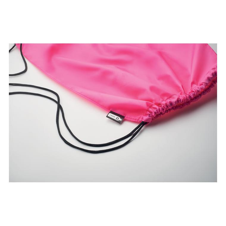 Sac cu cordon 190T RPET SHOOPPET Fuchsia