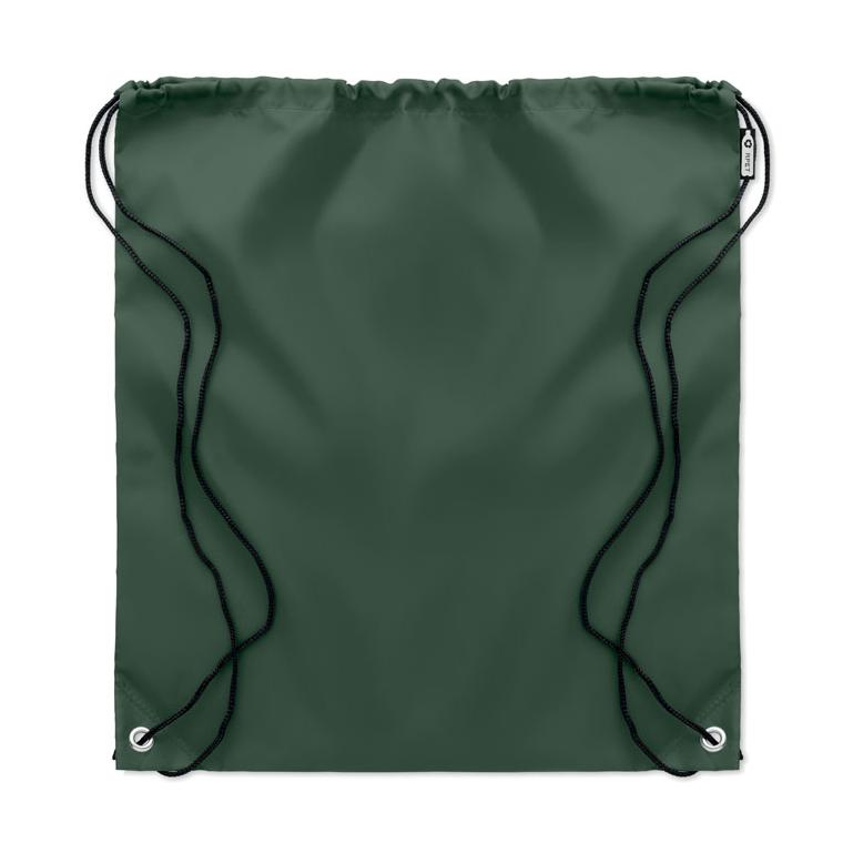 Sac cu cordon 190T RPET SHOOPPET Verde Inchis