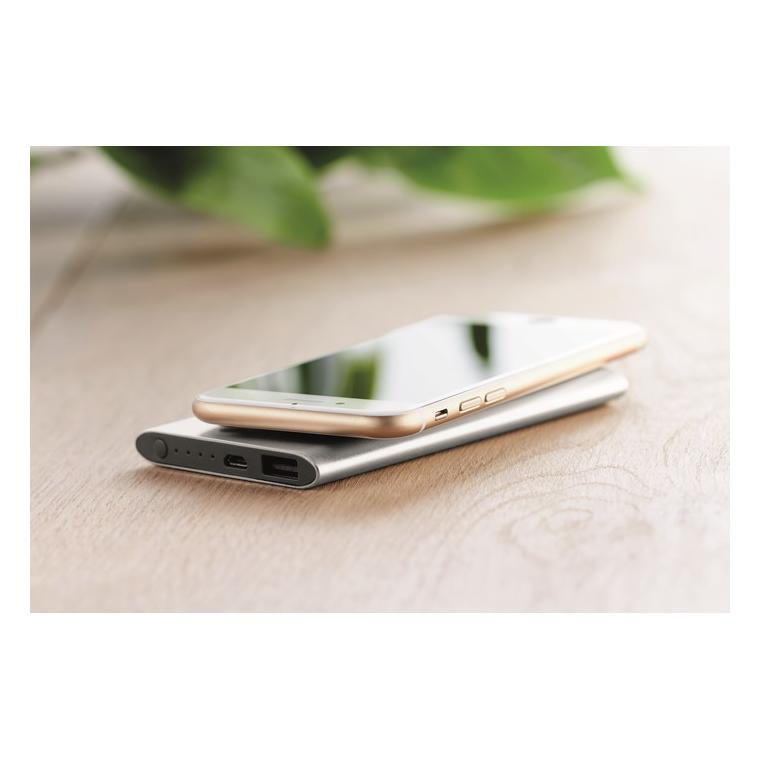 Powerbank Wireless de 4000mAh POWER&WIRELESS Titanium