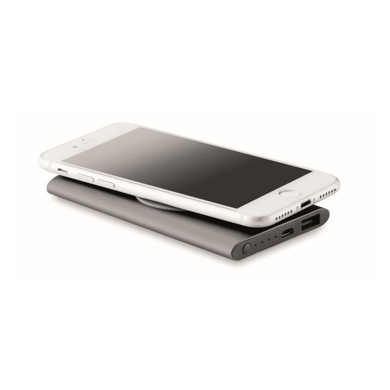 Powerbank Wireless de 4000mAh POWER&WIRELESS Titanium