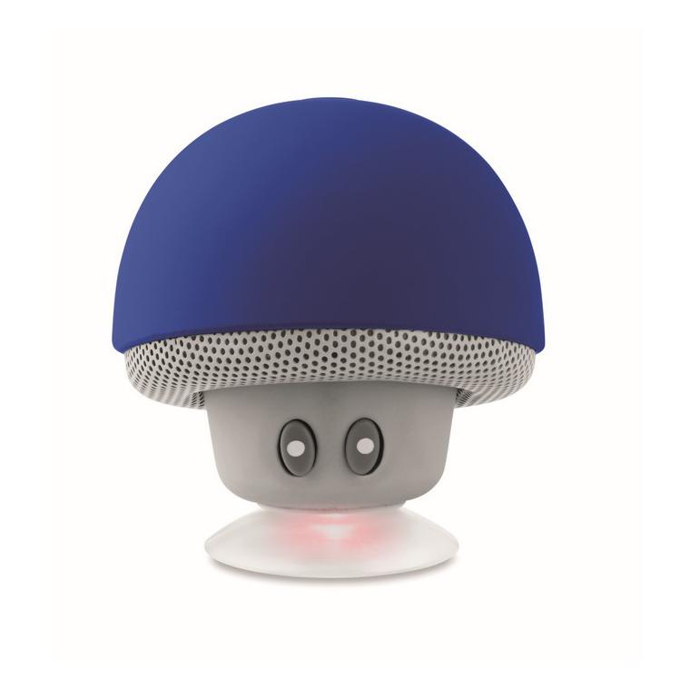 Boxă wireless cu ventuză. MUSHROOM Albastru regal