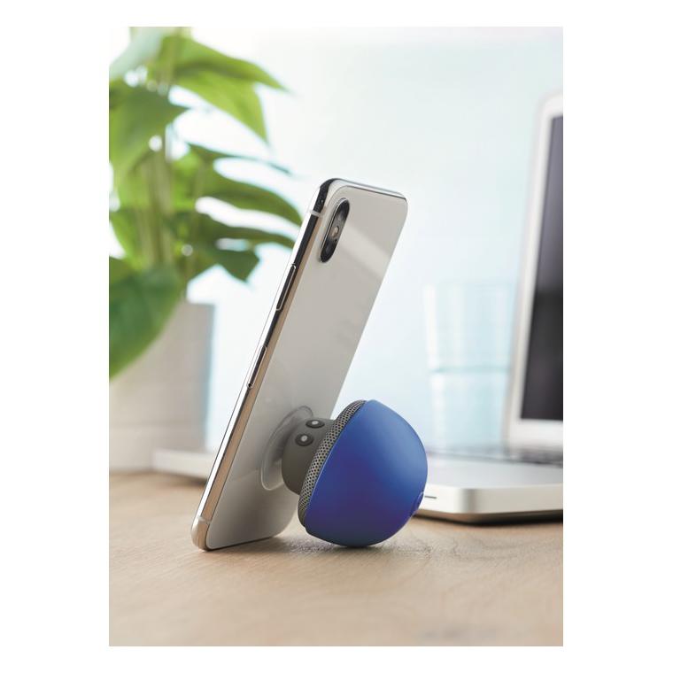 Boxă wireless cu ventuză. MUSHROOM Albastru regal