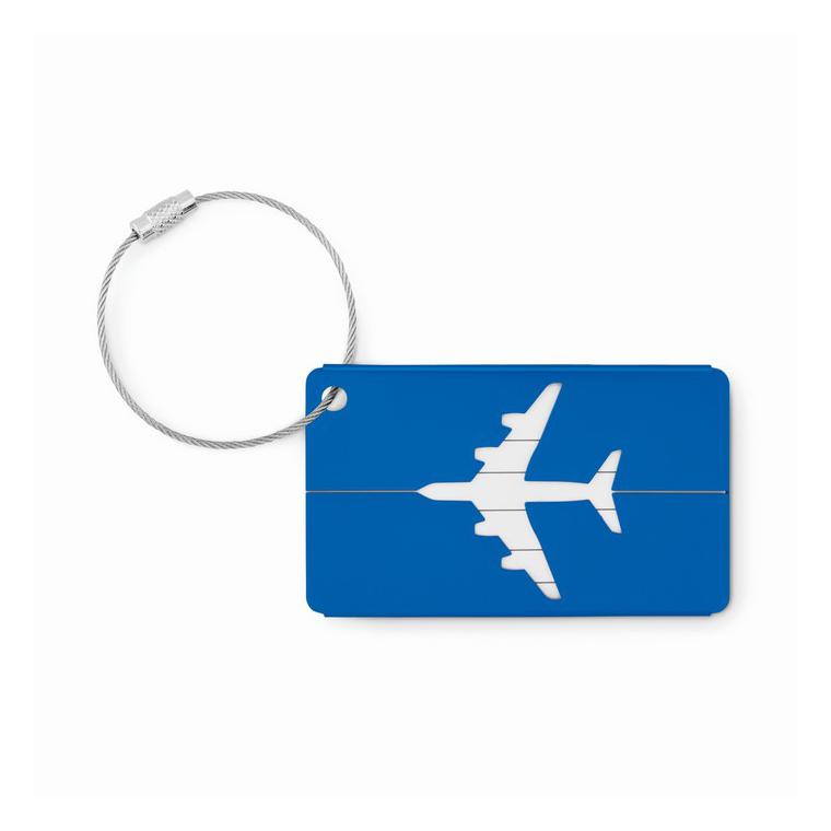 Etichetă  bagaje din aluminiu FLY TAG Albastru regal