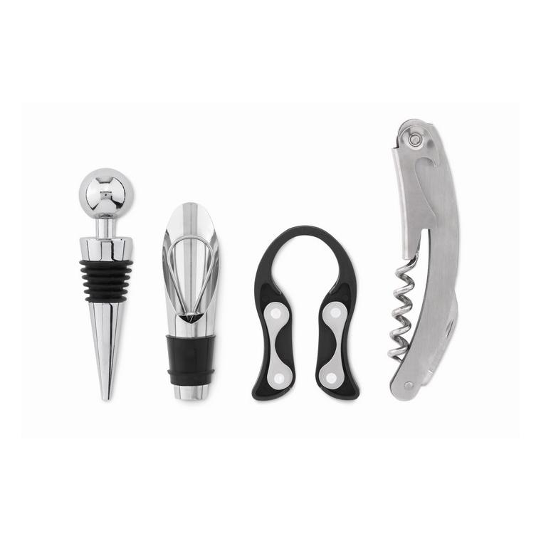 Set pentru vin în stativ lemn BOTA Natur