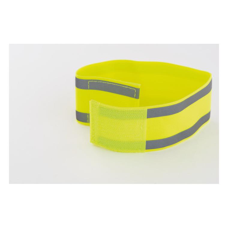 Banderolă sport din lycra VISIBLE ME Galben neon