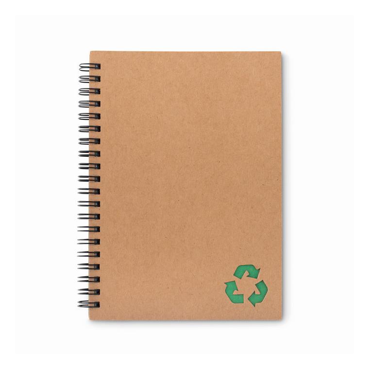 Bloc notes cu spirală 70 coli PIEDRA Verde