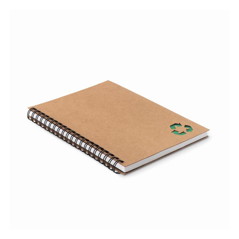 Bloc notes cu spirală 70 coli PIEDRA Verde