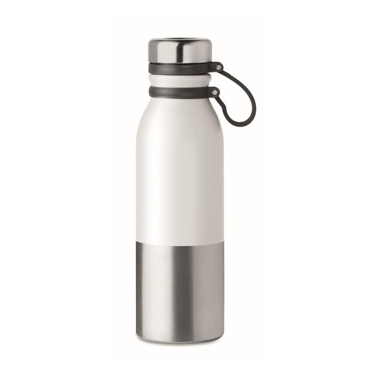 Sticlă perete dublu de 600 ml ICELAND Alb