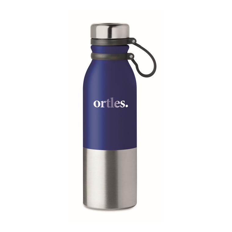 Sticlă perete dublu de 600 ml ICELAND Albastru regal