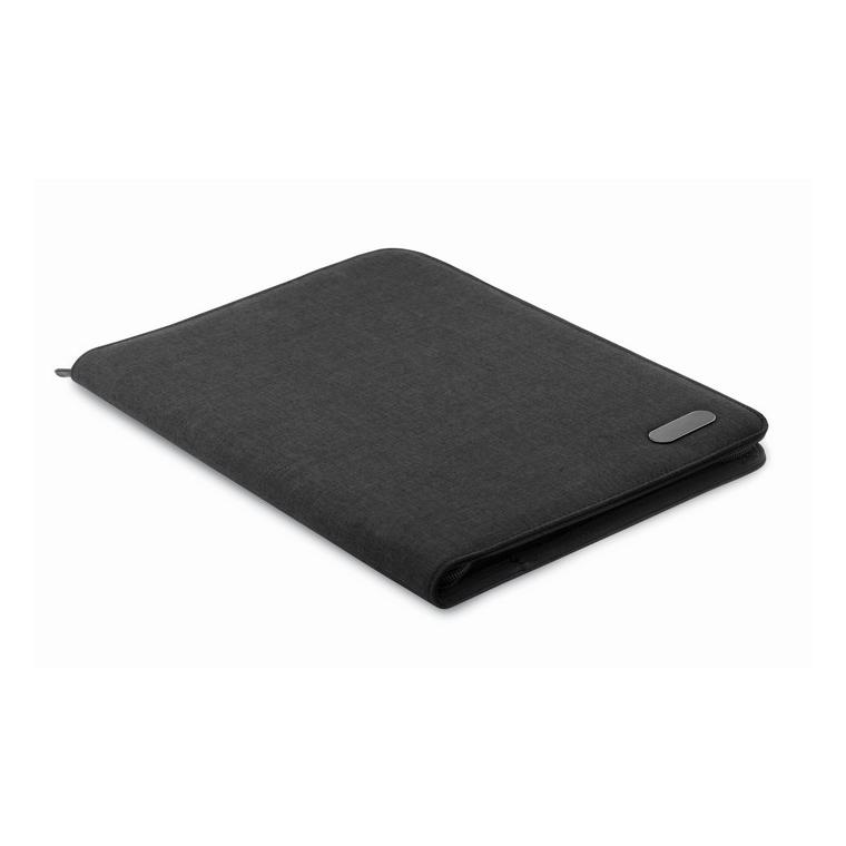 Mapă A4 din poliester NOTES FOLDER Negru