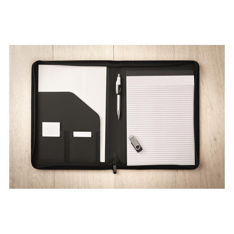 Mapă A4 din poliester NOTES FOLDER Gri