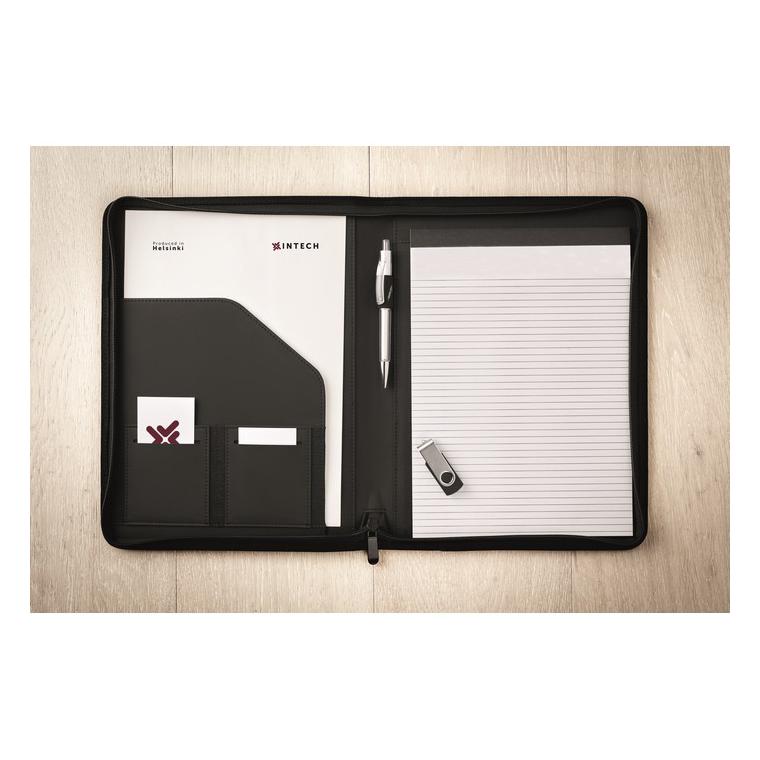 Mapă A4 din poliester NOTES FOLDER Gri