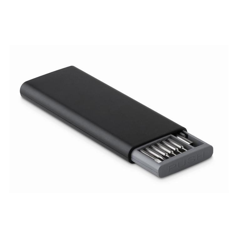 Set de șurubelniță în cutie. TOOLBOX Negru