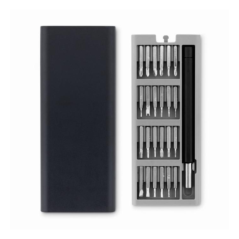 Set de șurubelniță în cutie. TOOLBOX Negru