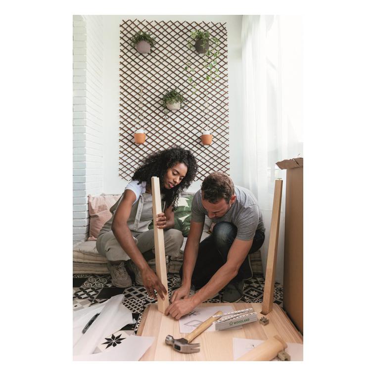 Metru pliabil tâmplărie de 1 m METER Alb