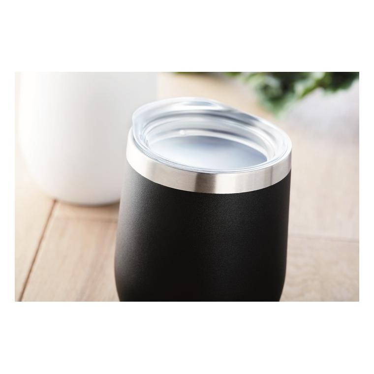 Cană de 300 ml cu perete dublu CHIN CHIN Negru
