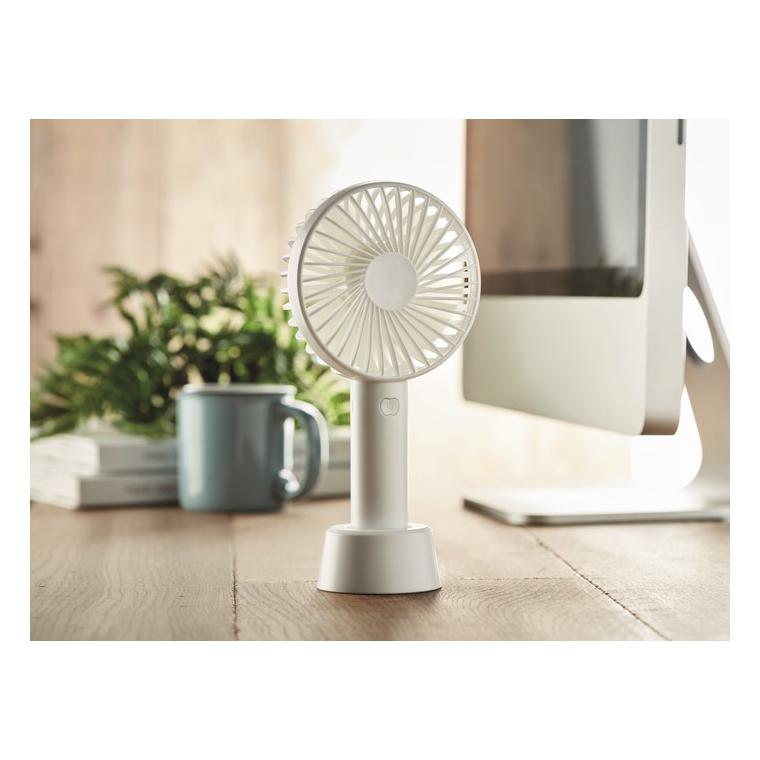 Ventilator USB cu stativ DINI Alb