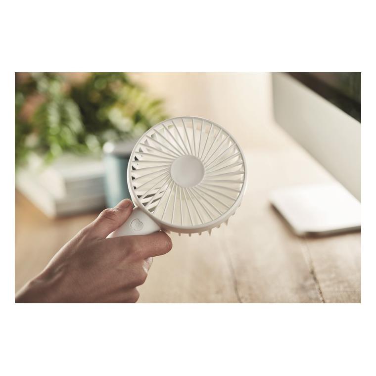 Ventilator USB cu stativ DINI Alb