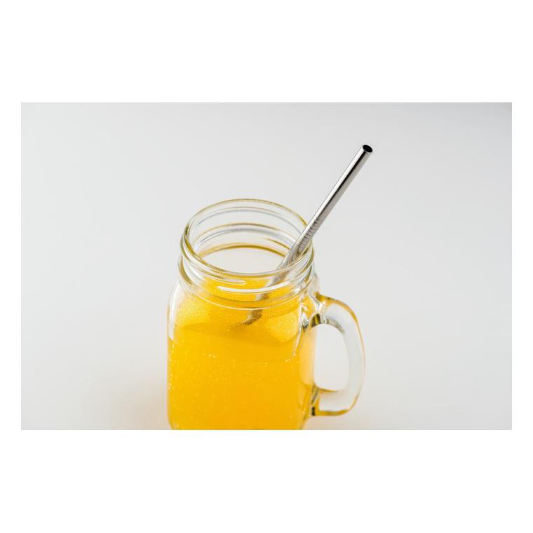 Pai și perie SS în husă. COLD STRAW Argintiu mat