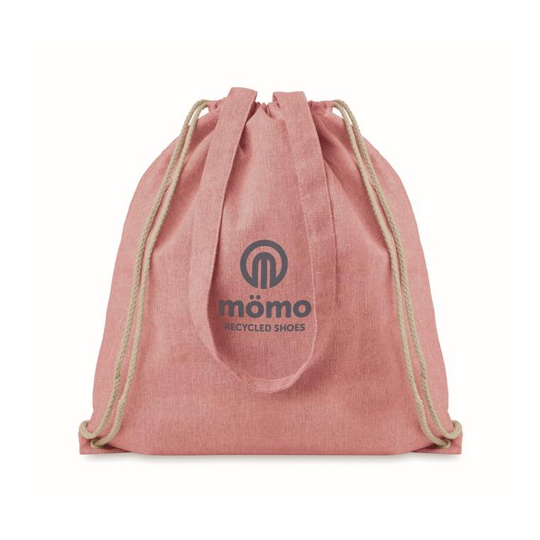 Sacoșă  din matrial reciclat MOIRA DUO Roșu