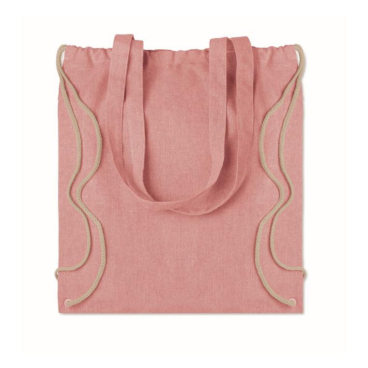 Sacoșă  din matrial reciclat MOIRA DUO Roșu