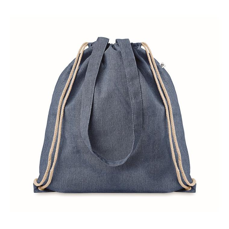 Sacoșă  din matrial reciclat MOIRA DUO Albastru regal