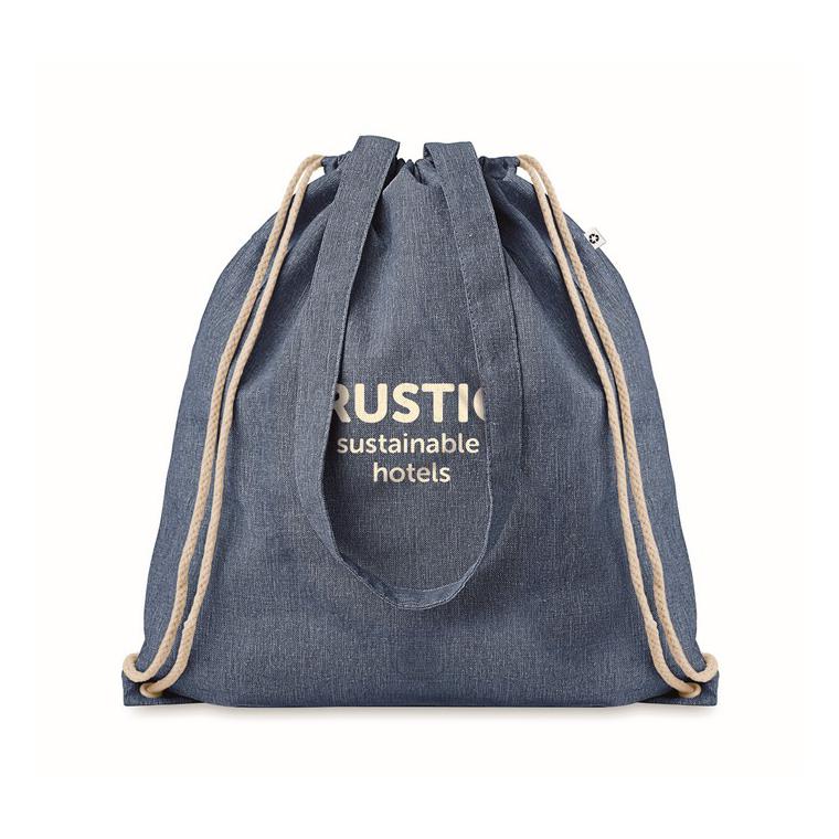 Sacoșă  din matrial reciclat MOIRA DUO Albastru regal