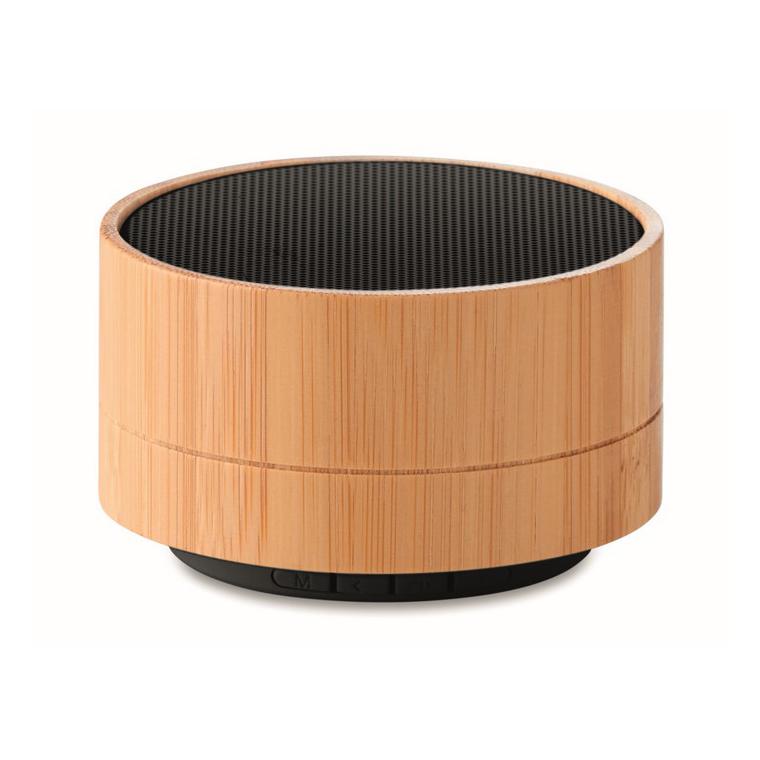 Boxă wireless din bambus 3W SOUND BAMBOO Negru
