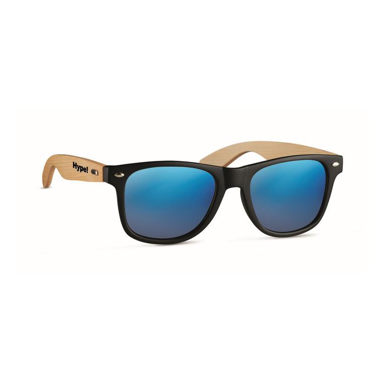 Ochelari soare, rame bambus CALIFORNIA TOUCH Albastru