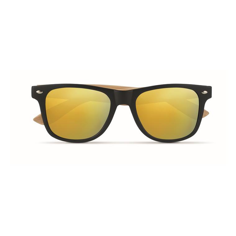 Ochelari soare, rame bambus CALIFORNIA TOUCH Galben