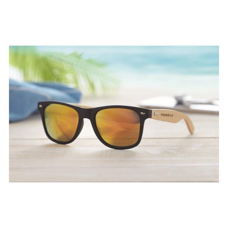 Ochelari soare, rame bambus CALIFORNIA TOUCH Galben